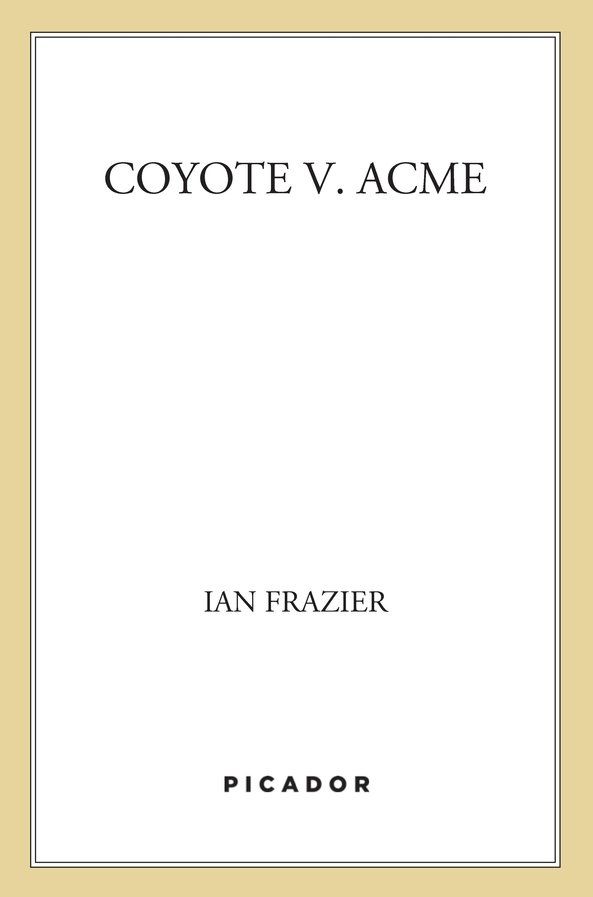 Coyote V. Acme