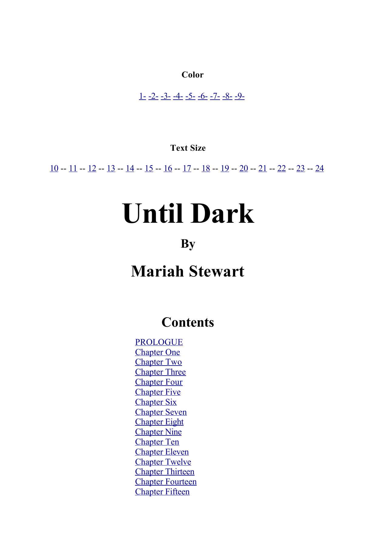 Until Dark