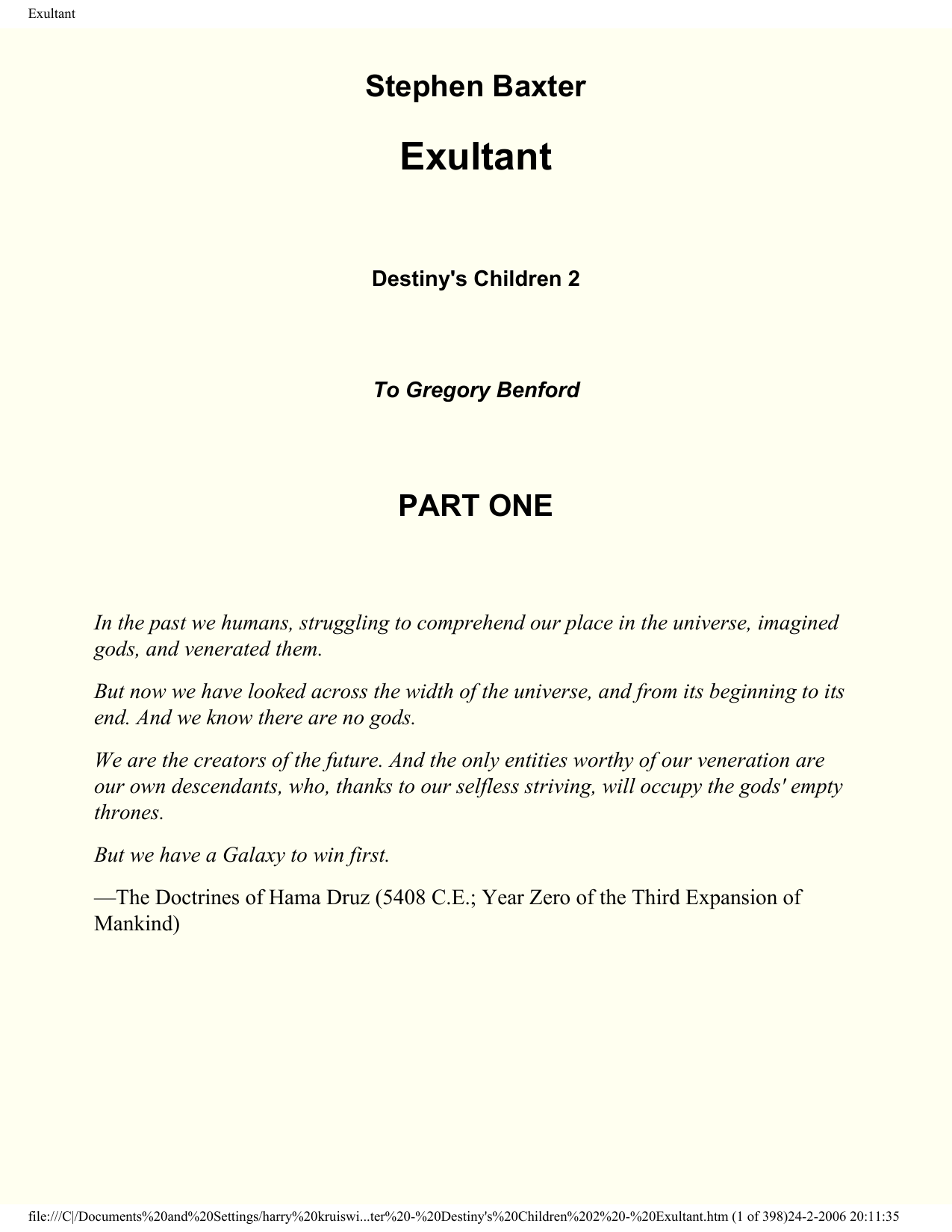 Exultant