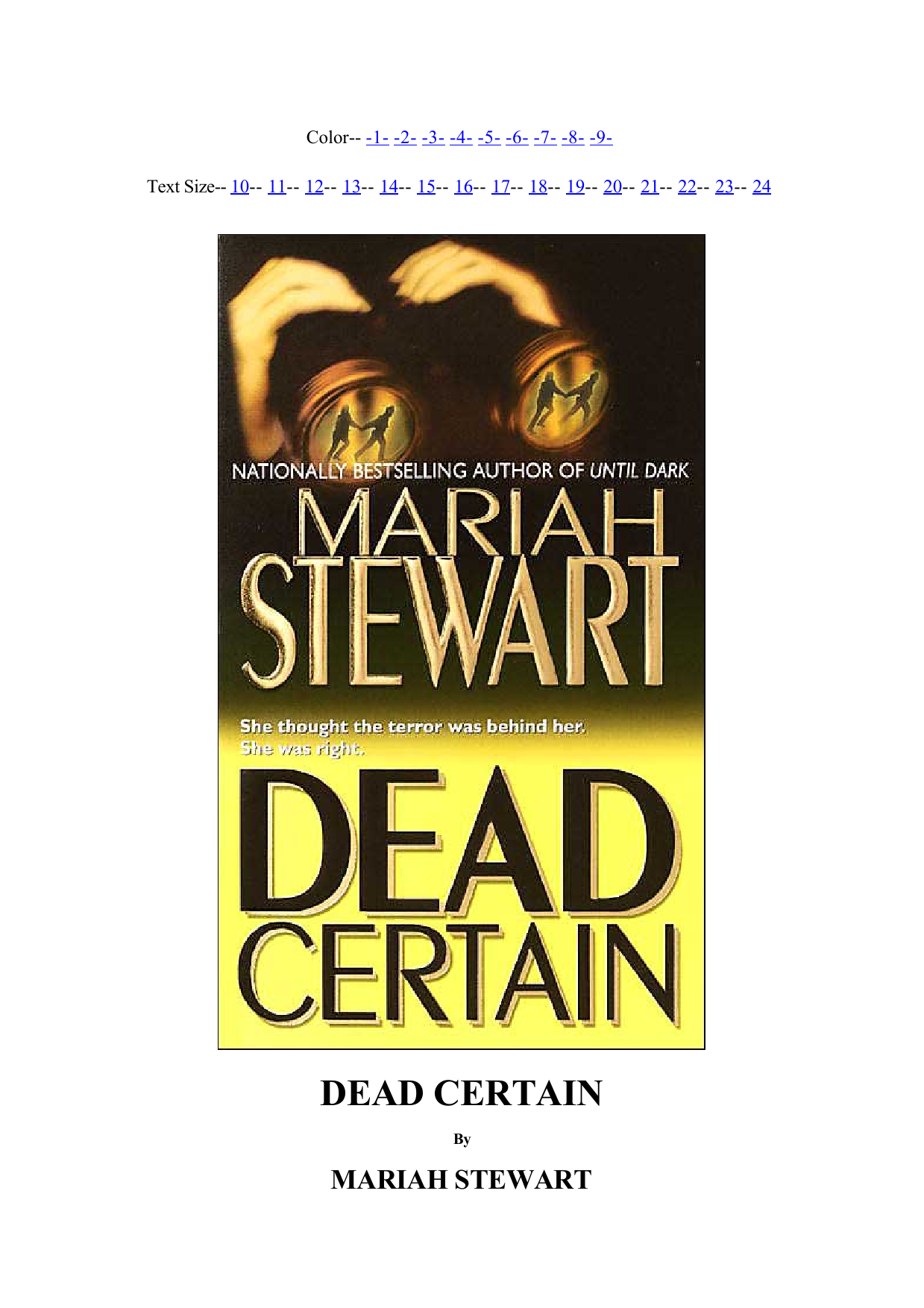 Dead Certain