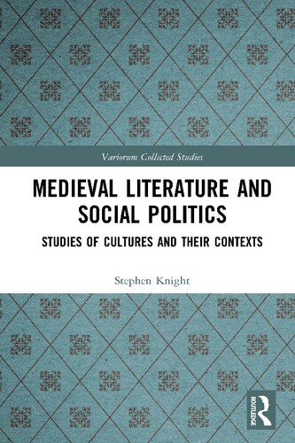 Medieval Literature and Social Politics