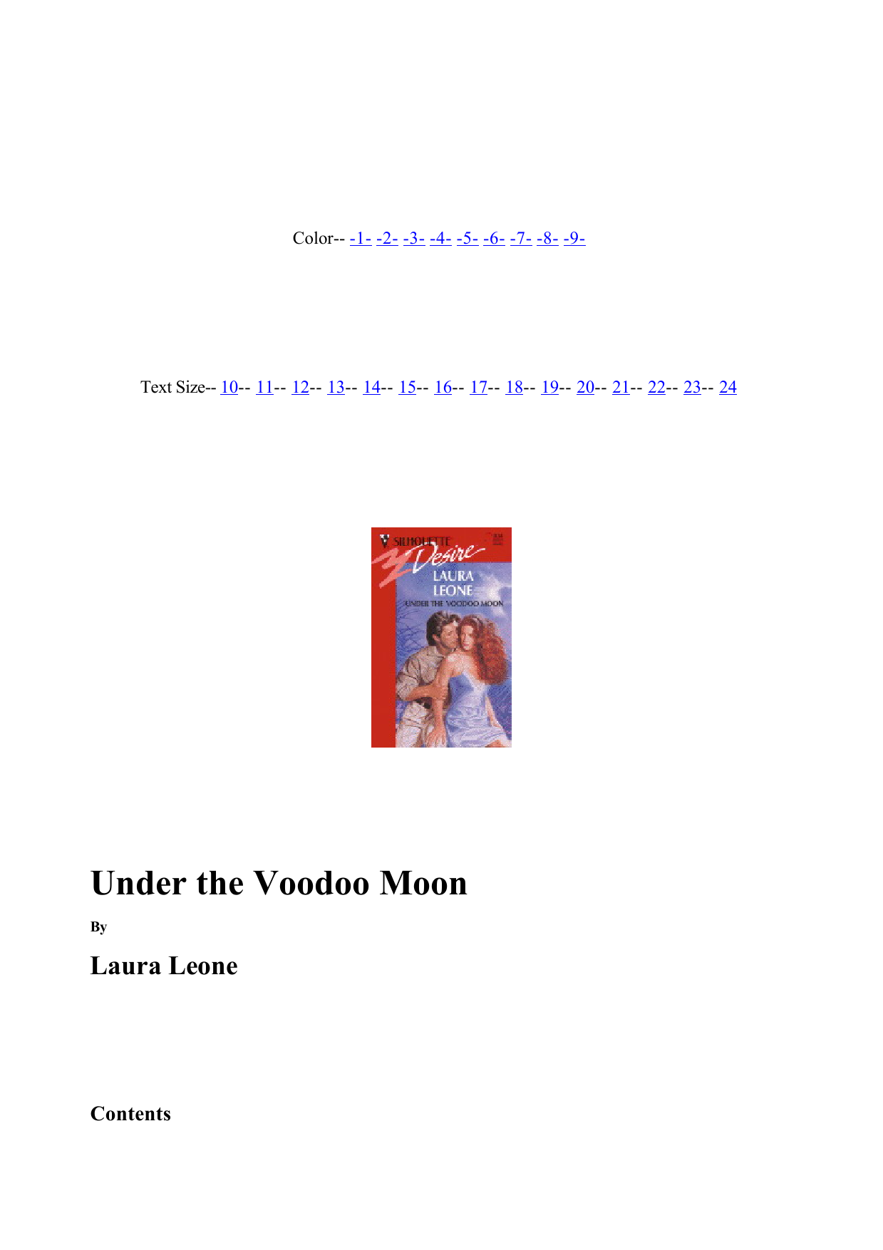 Under the Voodoo Moon