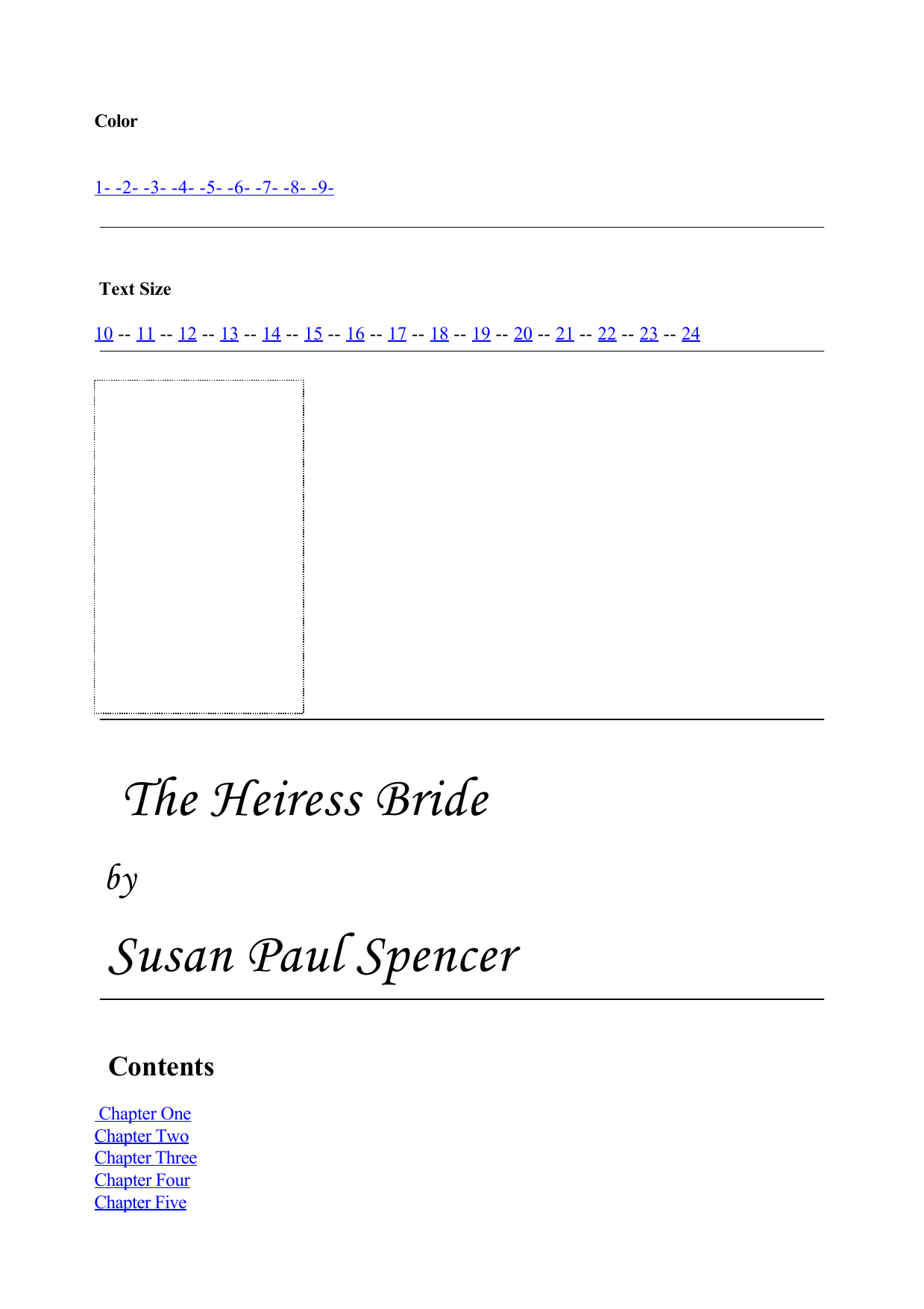 The Heiress Bride