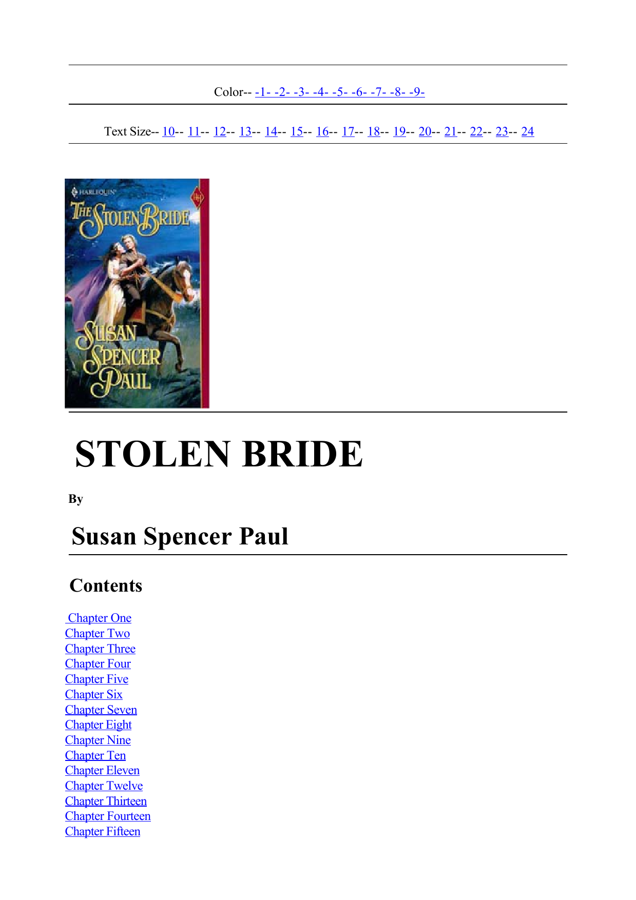 The Stolen Bride