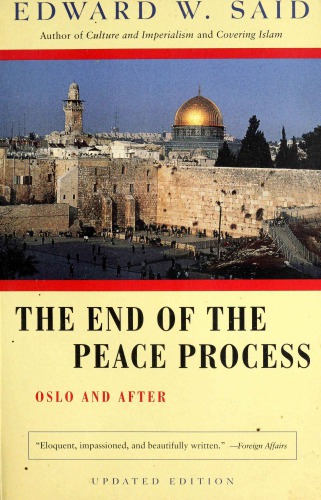 The End of the Peace Process