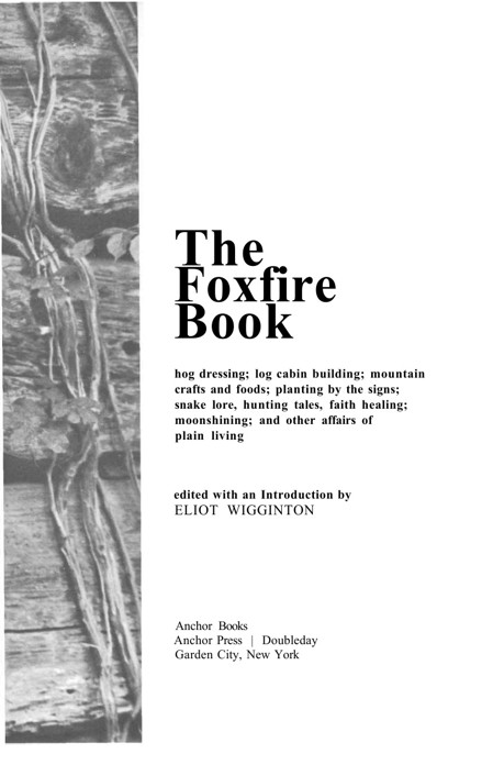 The Foxfire Book