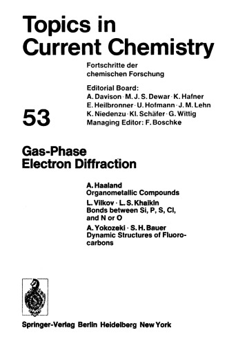 Gas-phase electron diffraction