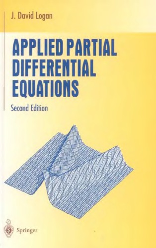 Applied Partial Differential Equations