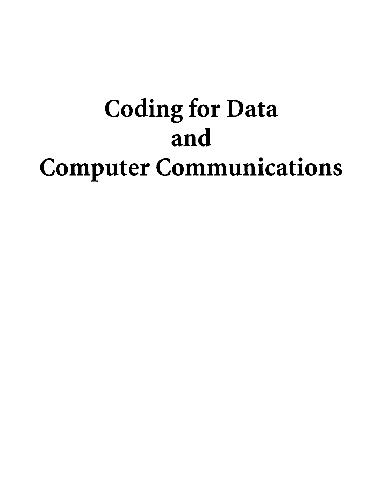 Coding for Data and Computer Communications