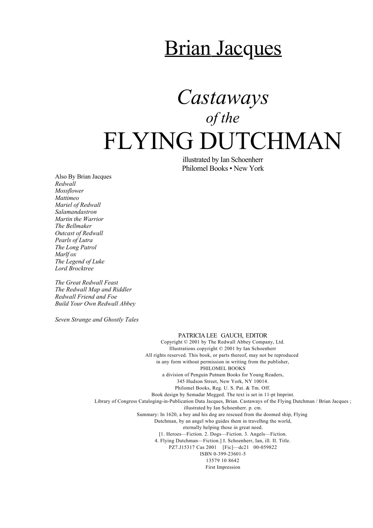 Castaways of the Flying Dutchman