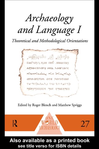 Archaeology and Language III