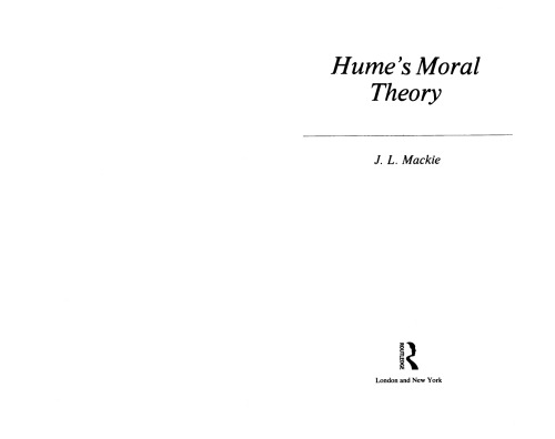 Hume's Moral Theory