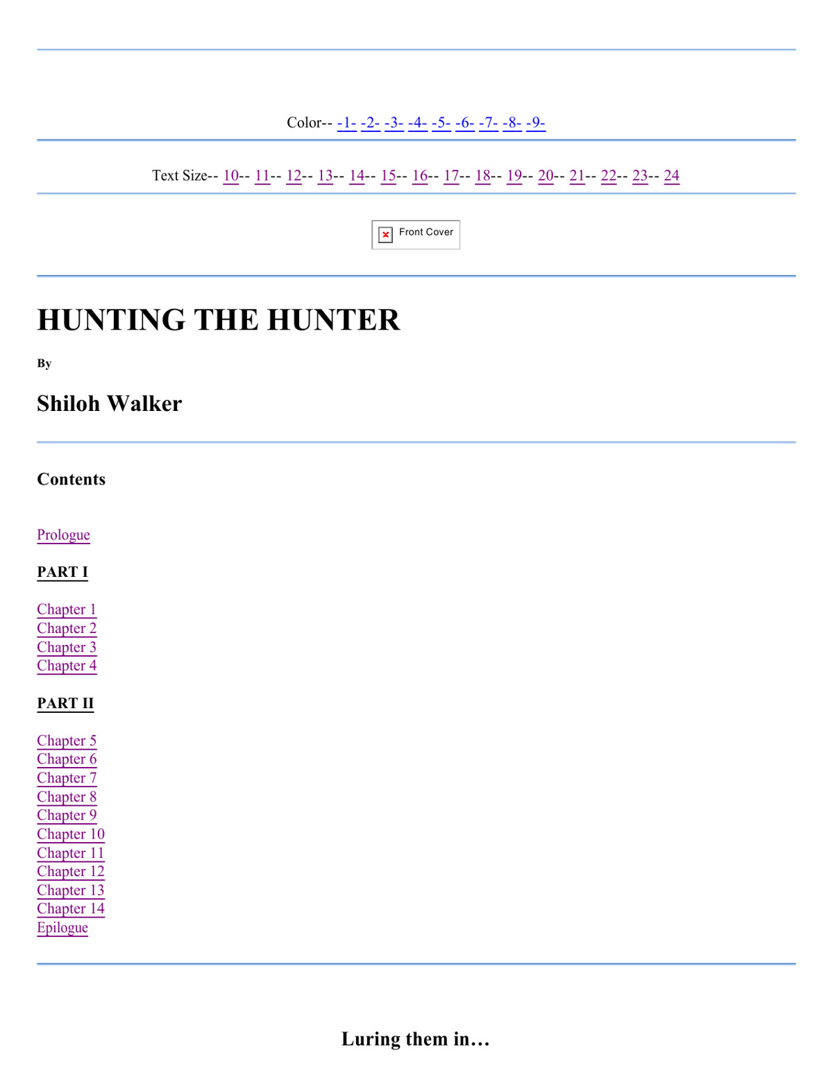 Hunting the Hunter