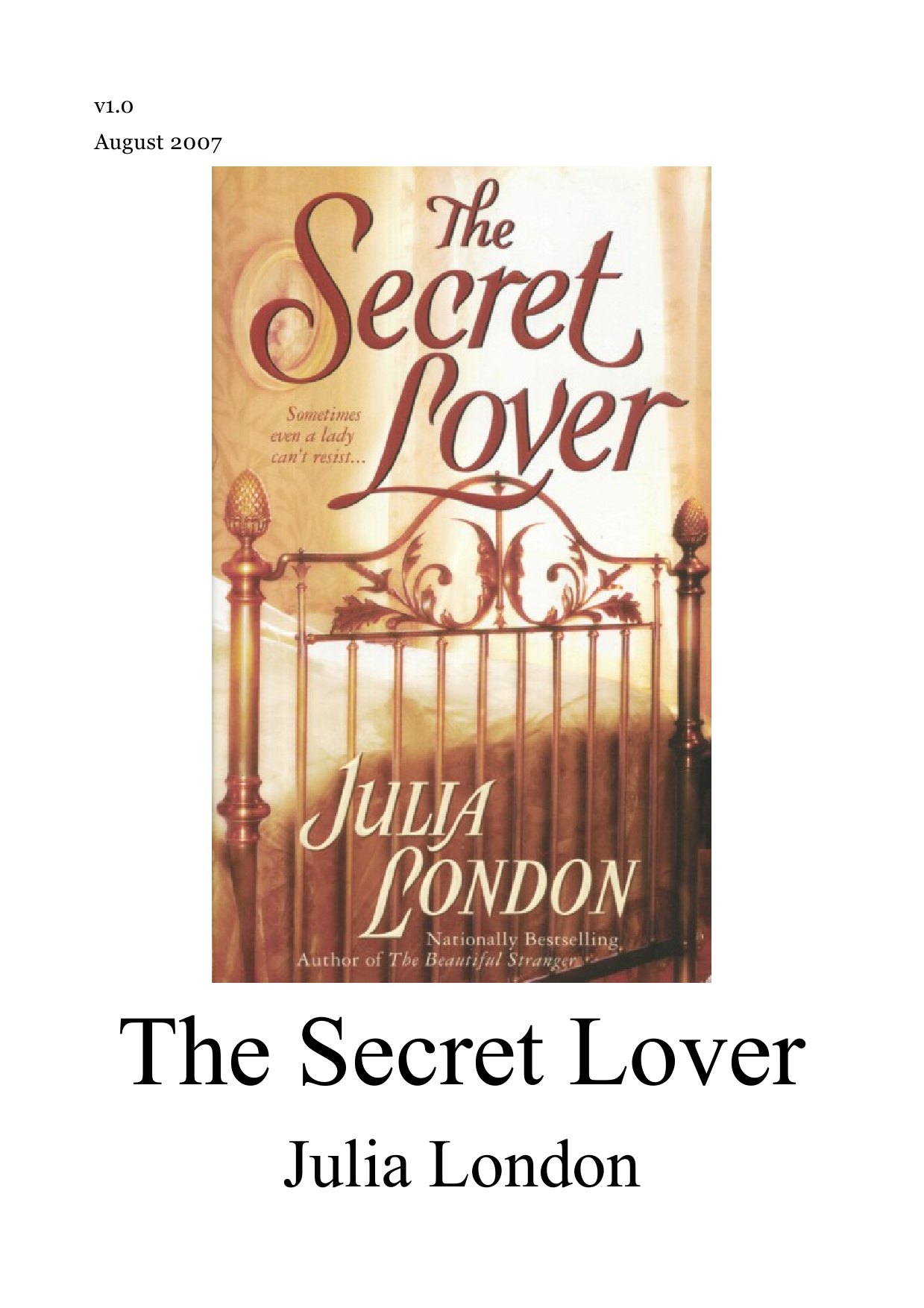 The Secret Lover