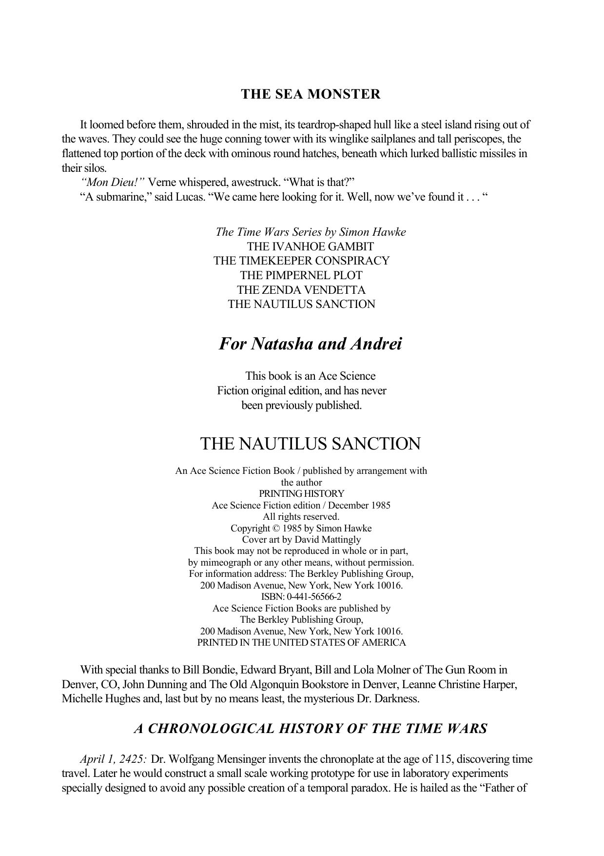 The Nautilus Sanction