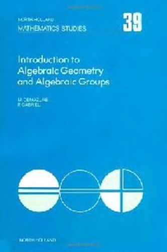 Introduction to Algebraic Geometry and Algebraic Groups