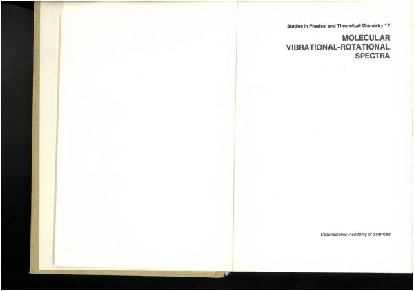 Molecular Vibrational-Rotational Spectra