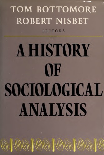 History of Sociological Analysis