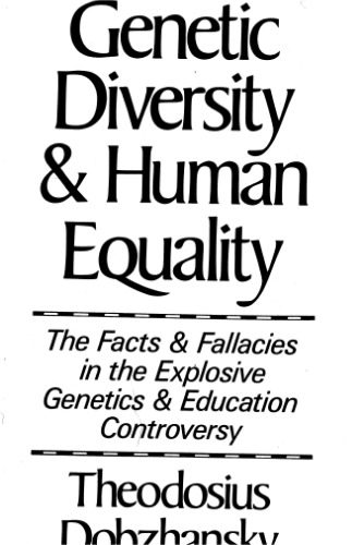 Genetic Diversity &amp; Human Equality