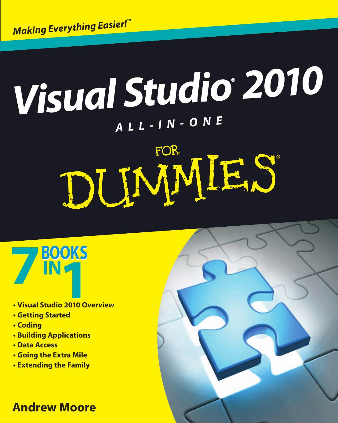 Visual Studio 2010 All-In-One for Dummies