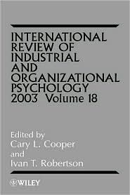 International Review of Industrial and Organizational Psychology 2003