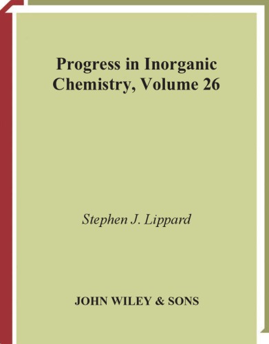 Progress In Inorganic Chemistry, Vol. 26