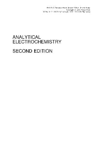 Analytical Electrochemistry