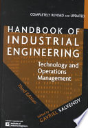 Handbook of Industrial Engineering