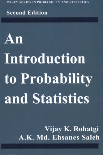 An Introduction to Probability and Statistics