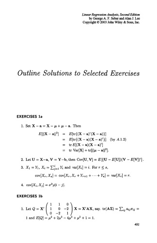 Linear Regression Analysis