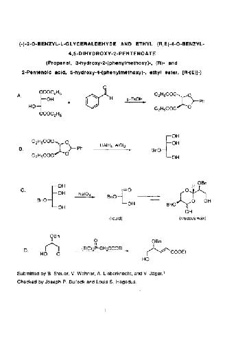 Organic Syntheses, Volume 38