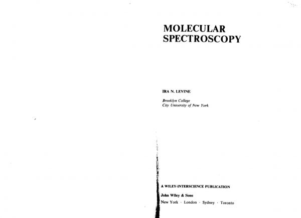 Molecular Spectroscopy