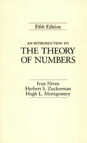 An Introduction to the Theory of Numbers