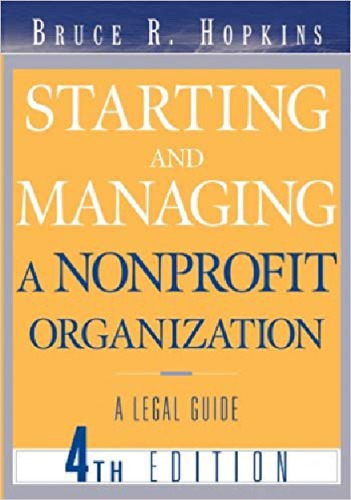 Starting And Managing A Nonprofit Organization