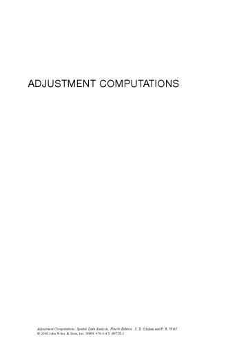 Adjustment Computations