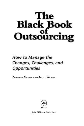 The Black Book of Outsourcing