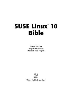 SUSE Linux 10 Bible [With DVD]