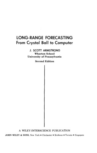 Long-Range Forecasting