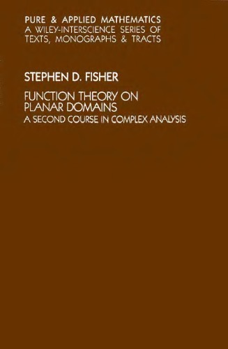 Function Theory on Planar Domains