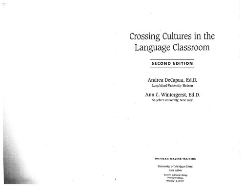 Crossing Cultures in the Language Classroom, Second Edition