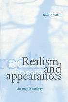 Realism and appearances an essay in ontology