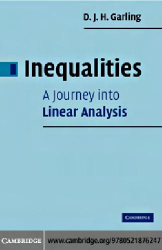 Inequalities : a journey into linear analysis