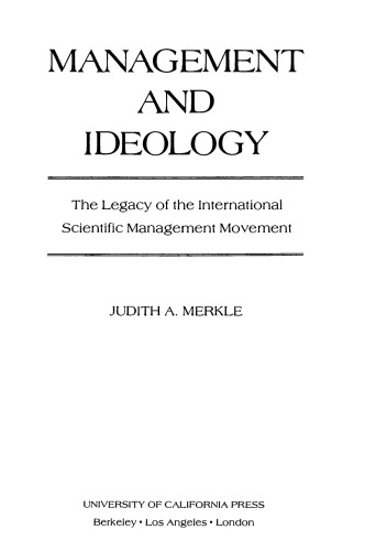 Management And Ideology