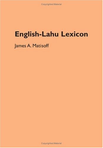 English-Lahu Lexicon