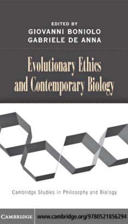 Evolutionary Ethics and Contemporary Biology