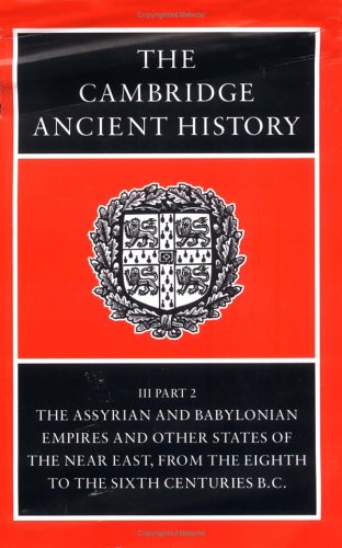 The Cambridge Ancient History, Vol 3, Part 2