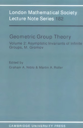 Geometric Group Theory