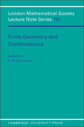 Finite Geometry and Combinatorics