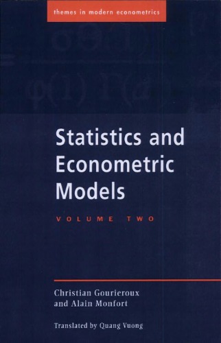 Statistics and Econometric Models