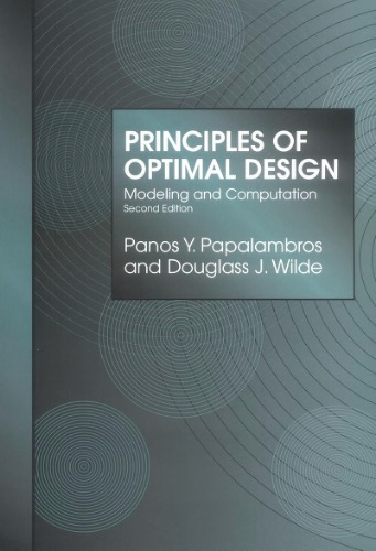 Principles Of Optimal Design